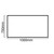 SIA SP100BL 100cm x 75cm Black Toughened Glass Kitchen Splashback