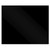 SIA SP90BL 90cm x 75cm Black Toughened Kitchen Glass Splashback