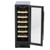 SIA WC30BL 300mm / 30cm Black Under Counter LED 19 Bottle Wine Cooler Chiller