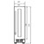 SIA WC30SS 300mm / 30cm Stainless Steel Under Counter LED 19 Bottle Wine Cooler