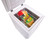 SIA CHF100W/E 48cm Freestanding Slimline Compact White Chest Freezer