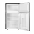 SIA UFF01BL/E 88L Black Freestanding Under Counter 2 Door Fridge Freezer