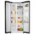 SIA 420L American Style Fridge Freezer in Black