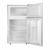 SIA UFF01SS/E 88L Silver/Grey Freestanding Under Counter 2 Door Fridge Freezer