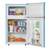 SIA RFM88PB 88L Freestanding Under Counter Retro Fridge Freezer - Blue