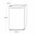 SIA LFS01BL/E 48cm Black Freestanding 91L Under Counter Larder Fridge