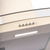 SIA CGH60CR 60cm Cream Curved Glass Chimney Cooker Hood Kitchen Extractor Fan