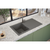 SIA 1.0 Bowl Grey Composite Reversible Compact Inset Kitchen Sink & Waste Kit