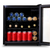 Mini Drinks Fridge, Table Top 50L Beer / Wine Cooler With Glass Door - SIA DC2BL