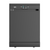 SIA SFSD604BL 60cm Freestanding Dishwasher, 14 Place Settings, Black