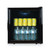 SIA Drinks Fridge, 58L Table Top Beer / Wine Cooler With Glass Door - DC6BL