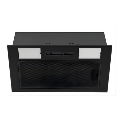 Cooker Extractor Built In SIA UC52BL 52cm Black Built In Cupboard Canopy Cooker Hood Extractor Fan
