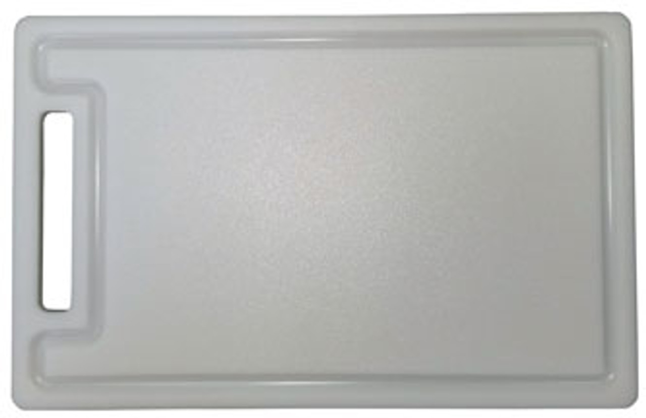 1/2 White HDPE Cutting Board Cut-To-Size