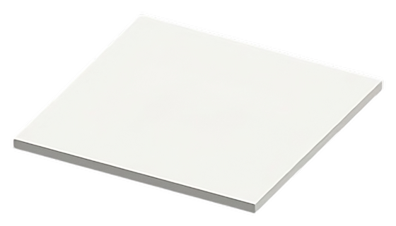 1/2 White HDPE Cutting Board Cut-To-Size