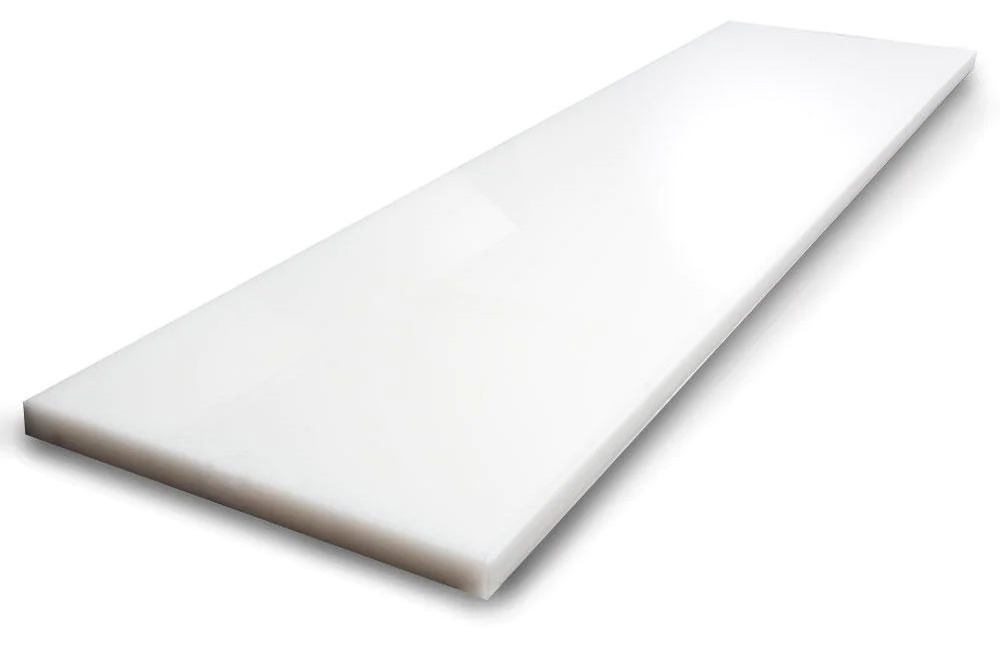 Restaurant Thick White Plastic Cutting Board, Large 20 x 15 x 1 inch, NSF FDA