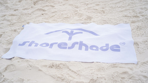 ShoreShade Sand Free Beach Towel, Quick Dry, Sandless, Lightweight