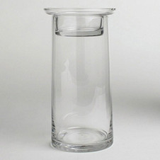 10" X 4.75" Clear Pillar Candle Holder