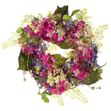 22 Inch Hydrangea Wreath