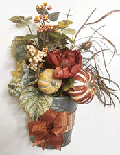 Pumpkins and Mums Fall Door or Wall Hanger, Fall Door Decor, 114 Pumpkins and Mums Fall Door or Wall Hanger, Fall Door Decor, 114
