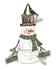 Woodsy Snowman Door Decoration, Winter Door Decoration Woodsy Snowman Door Decoration, Winter Door Decoration