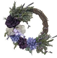 Purple Mum Wreath, Everyday Wreath, Grapevine Wreath Purple Mum Wreath, Everyday Wreath, Grapevine Wreath