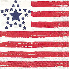 2 pkgs Distressed Flag Luncheon Napkins, 20 count each pkg , Patriotic Napkins, Decoupage Napkins