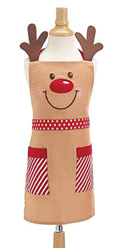 Rudolph Child Apron, Child Christmas Apron