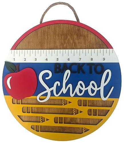 Back to School Hand Painted Wooden Sign