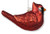 Huge 8 Inch Red Glass Sitting Cardinal Ornament w/Red Glitter