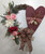 Wooden Heart Wreath, Valentines Wreath, Love Wreath,