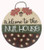 Welcome to the Nuthouse Hand Painted Wooden Sign 16" inch