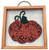 Wooden Pumpkin in Frame Sign, Door Sign, Wall Sign, Fall Sign, Autumn Sign