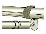 Drive Tapcon Concrete screw slowly allowing the treads to tap the base material.