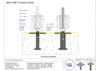 NBS - 304 Stainless Steel Concrete Embed with 1/2"-13 Port - NBE