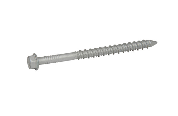 3/16" x 1-3/4" CONFAST® 410 Stainless Steel Hex Washer Head Masonry Screw, 50/Box