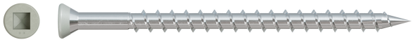Image of Simpson Trim-Head Screw - Sharp Point (Collated) - #7 x 2-1/2" #2 Square 305 Stainless Steel Gray (1100/Box)