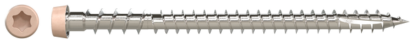 Image of Simpson Deck-Drive™ DCU COMPOSITE Screw - #10 x 2-3/4" T20, 305 Stainless Steel, Tan 05 (350/Box)