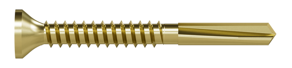 Image of Simpson Strong-Drive® PPHD SHEATHING-TO-CFS Screw - #10 x 1-3/4" T25, Yellow Zinc (4000/Box)