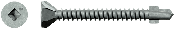 Image of Simpson CBSDQ Sheathing-to-CFS Screw (Collated) - #8 x 1-5/8" #2 Square Undersized (1500/Box)