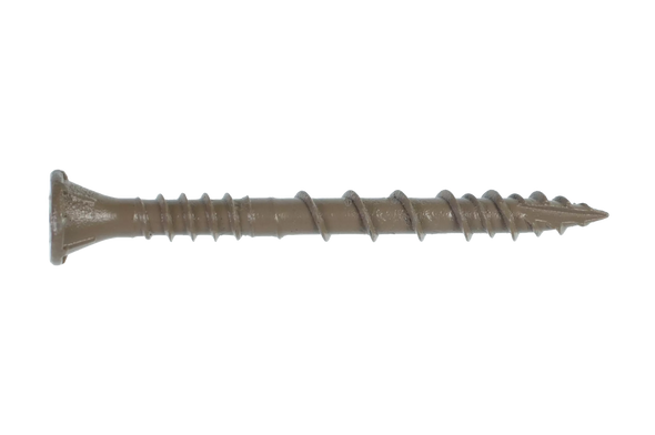 Image of Simpson Deck-Drive™ DSV WOOD Screw - #10 x 2" T-25, Flat Head, Quik Guard®, Tan (1750/Box)