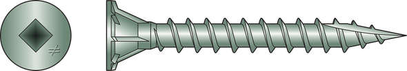 Image of Simpson CB3BLG114S Fiber-Cement Board Screw (Collated) — #10 x 1-1/4 #3 SQU (1500/Box)