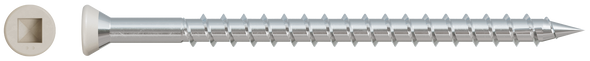 Image of Simpson Trim-Head Screw - Sharp Point (Collated) - #7 x 3-1/2" #2 Square 305 Stainless Steel Tan 02 (25/Box)