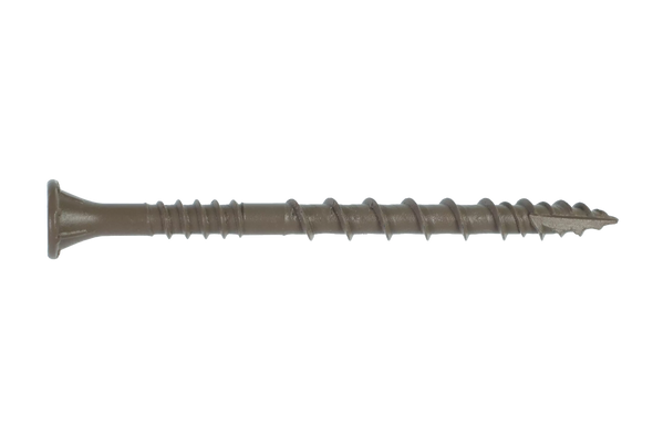 Image of Simpson Deck-Drive™ DSV WOOD Screw - #10 x 2-1/2" T-25, Flat Head, Quik Guard®, Tan (350/Box)