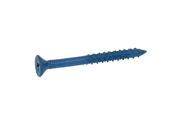 Picture of 1/4" x 3-1/4" Flat Phillips CONFAST® Concrete Screw, 100/Box