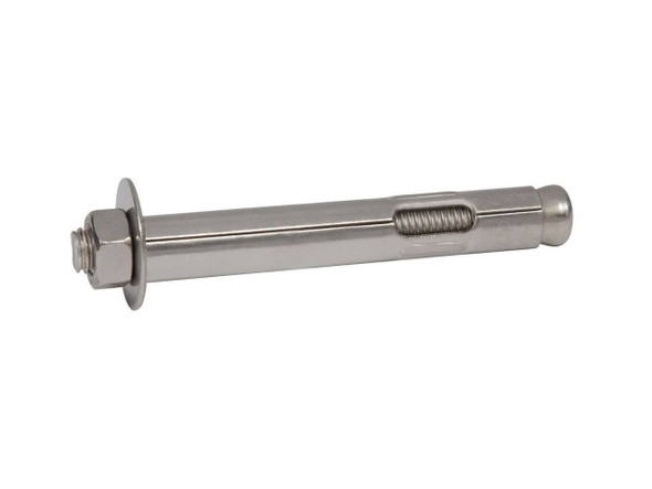 Picture of 3/4" x 6-1/4" 304 Stainless Steel Hex Sleeve Anchor, 10/Box