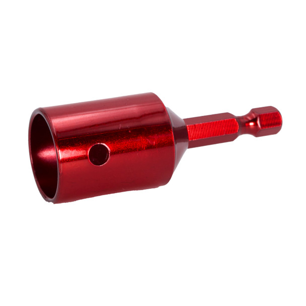 3/8" CONFAST Threaded Rod Anchor Set Tool for Wood/Steel  - Red side view picture