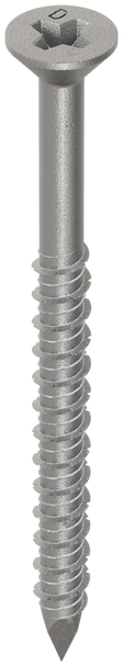 Picture of 1/4" x 3-1/4" Simpson Strong-Tie Titen® Phillips Flat-Head Stainless-Steel Concrete Screw TTN25314PFSS, 100/Box