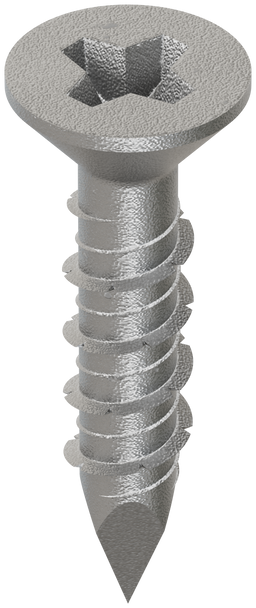 Picture of 1/4" x 1-1/4" Simpson Strong-Tie Titen® Phillips Flat-Head Stainless-Steel Concrete Screw TTN25114PFSS, 100/Box