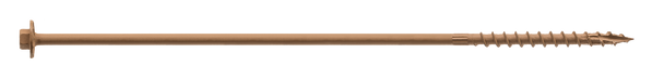 Image of Strong-Drive® SDWH TIMBER-HEX Screw 0.195" x 8", DB Coating, Tan  SDWH19800DB-R12, 12/Box