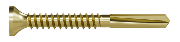Image of Simpson Strong-Drive® PPHD SHEATHING-TO-CFS Screw - #10 x 1-3/4" T25, Yellow Zinc (4000/Box)